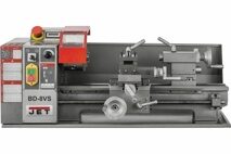 Бытовой настольный токарный станок по металлу JET BD-8VS + Оправка, Патрон, Набор резцов